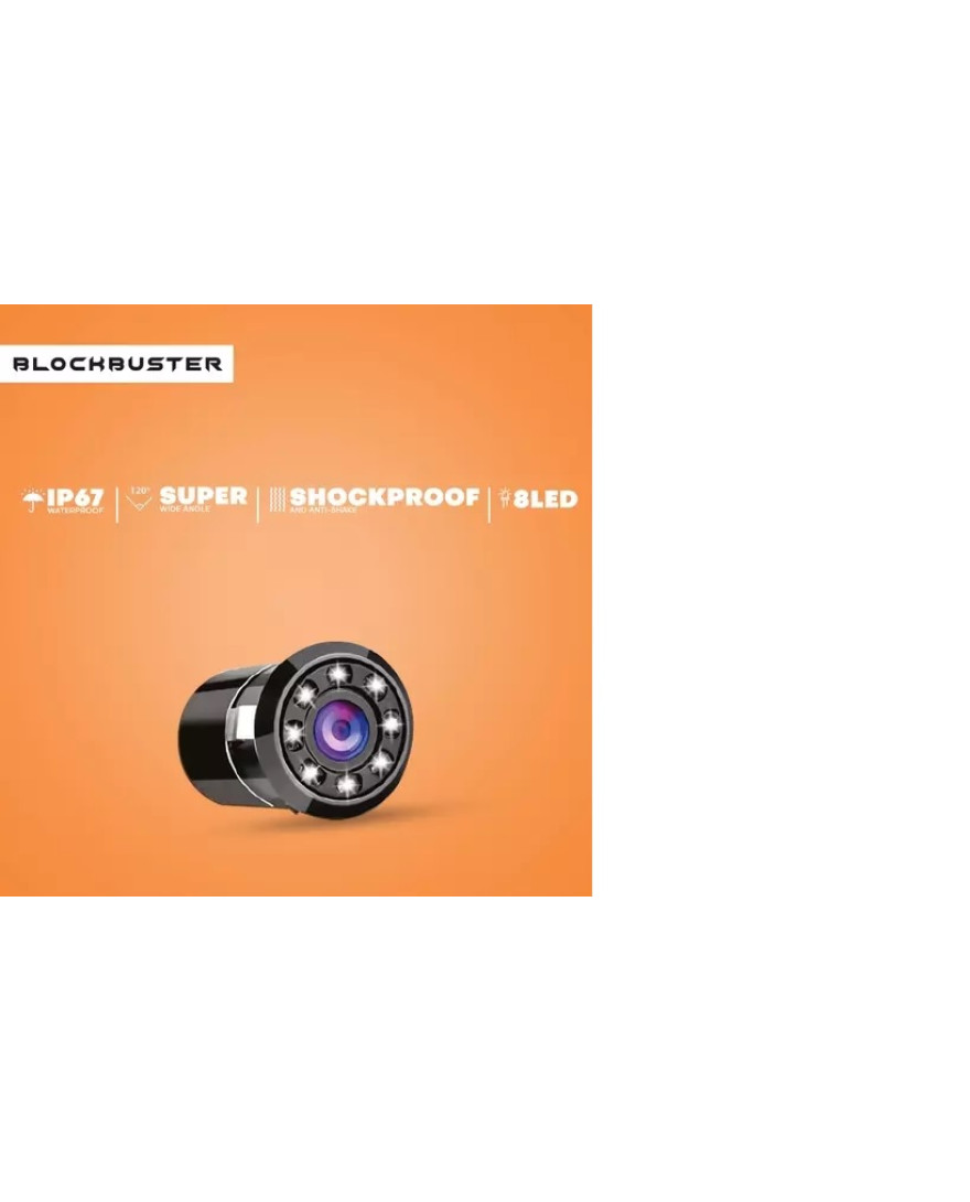 Blockbuster BBT 555 | 8 LEDs Hi Definition Night Vision Car Reverse Camera